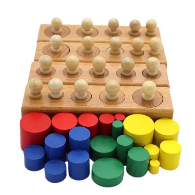 China Hot Selling Eco-friengly Montessori Montessori Preschool Wooden Juegos Educational Toys For Children for sale