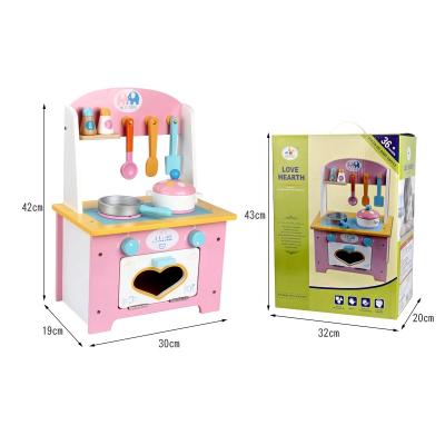 China Eco-friengly new design nordic style pretend play kids montessori kitchen play wooden toys set for child for sale