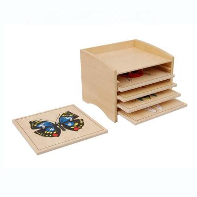 China Wholesale Custom Preschool Educational Toy Toys Wooden Montessori Geography Puzzle Maps With Cabinet For Kids for sale