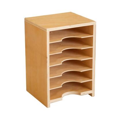 China Custom made cheap kindergarten factory montessori bead wood cabinet direct sale eco-friendly material for children for sale