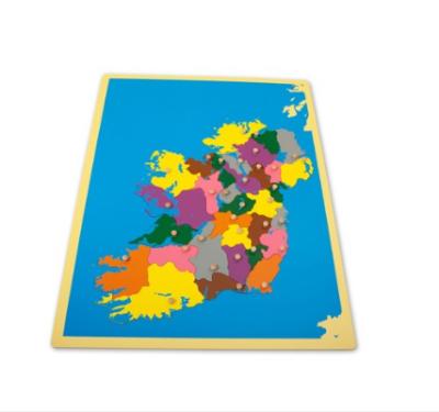 China Montessori Puzzle Game Ireland Study and Education Early Childhood Education Children Educational Map for sale