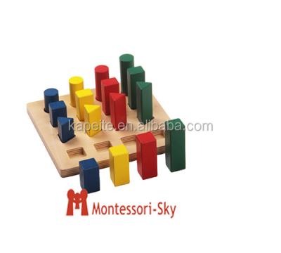 China Educational Game Montessori Toy Geometry Material Educational Scale for sale