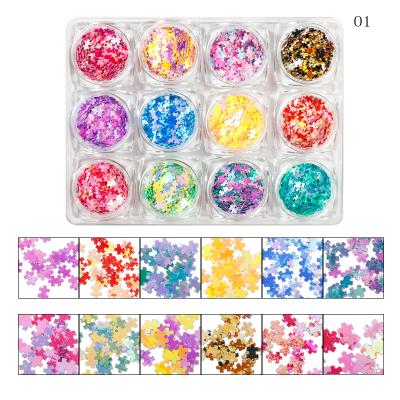 China Nail glitter mixed shape nail glitter set valentine theme lipstick high heels lips heart slice star nail glitter for sale