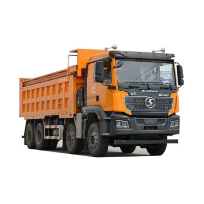 China Used Shacman 8*4 Heavy Truck Diesel Engine Cargo Dump Truck Cargo Tank length 4.2-5.3m for sale