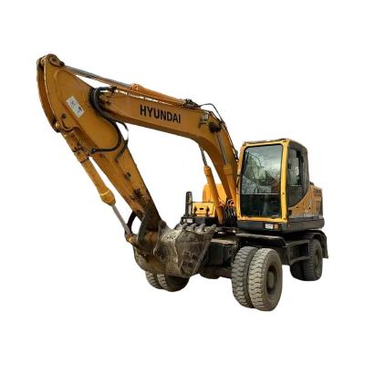 China Hyundai Origin Machine Wheel Excavator Used 150W-9 Excavators for Sell for sale