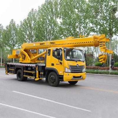 China Horse-Power 160HP Yellow 12-15 Ton Crane Lifting Equipment Truck Crane Used Crane Truck for sale