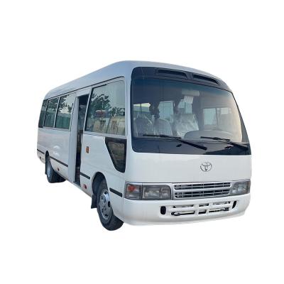 China Second Hand Toyota Coaster 19 Seats Left Hand Drive and Affordable 4-6L Displacement for sale