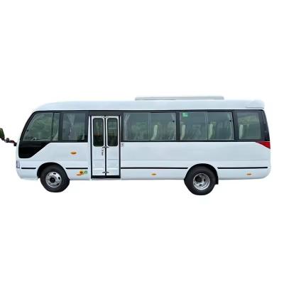 China Tire Model 295/80R22.5 Used Coaster 30 Seater RHD Diesel Coaster Bus Toyo Ta Buses Coaster for sale