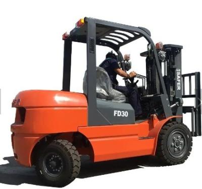 China FD30 Diesel Forklift with 4300 kg Weight and 125mm Fork Width Powered by Isuzu Engine for sale