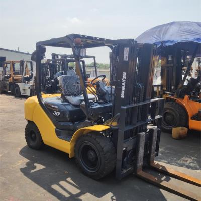 China Top Sale 3 Ton Komatsu Forklift Used Diesel Automatic Clutch for Manufacturing Plant for sale