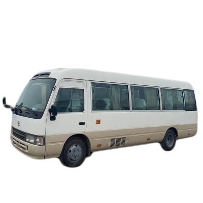 China Luxury Used Toyota Coaster 30 Seater Diesel Bus for Euro 3 Emission Standard for sale