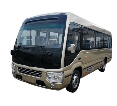 China Toyo TA 18 Seater 30 Seater Passenger Coaster Mini Bus with 95/3200 kW/rpm Rated Output for sale