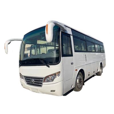 China Used Diesel Mini City Coach Van Bus for Africa 35 Seats Manual Transmission Hot Sal for sale