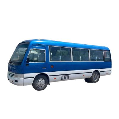 China 30 Seats Diesel/Gasoline Coaster with LHD Steering Position and Euro 3 Emission Standard for sale