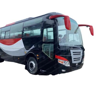 China Used Bus Sale 53 Seats Diesel Front Engine School Bus with Refurbishment for sale