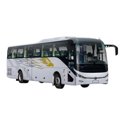 China Bestuur Type Linksbestuur Diesel Manual Yu Tong Bus 50 zitplaatsen Passagiersbus met toilet Te koop