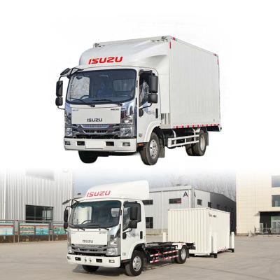 China Isuzu 4*2 Demountable Swap Body Commercial Delivery Van Truck for sale