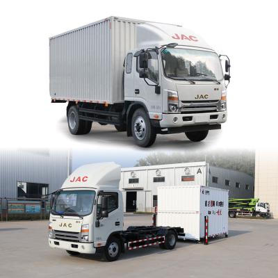 China Detachable Body Jac 4*2 Commercial Container Cargo Van Truck For Urban Transport for sale