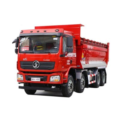 China SHACMAN L3000 Used 8x4 Dump Tipper Truck 12 Wheeler 30 Cubic 300 HP 60 Tons for sale