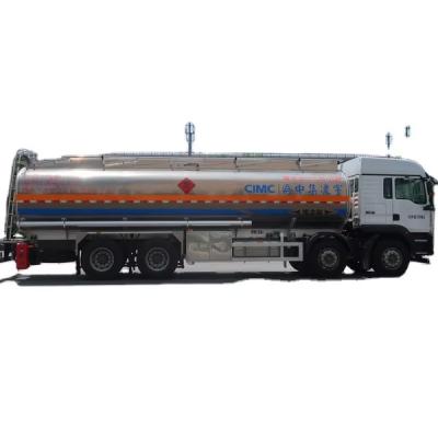 China 20520kg Rated Load 8*4 30m3 Transport Petrol Diesel Tanker Truck CIMC LINYU à venda