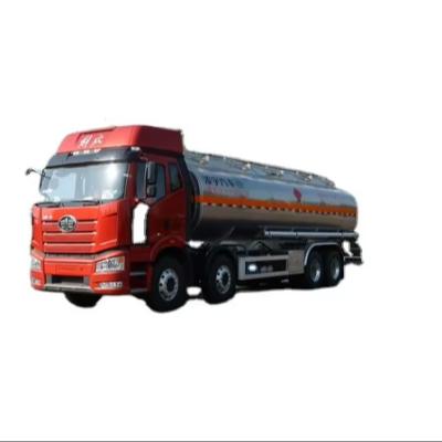 China CIMC LINYU FAW 8*4 31 Cub Aluminum Alloy Diesel Tanker Truck Petrol Fuel Transport Truck à venda