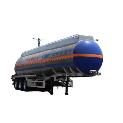 Chine Insulation 45.5m3 3 Axles Flammable Liquid Semi Trailer for Liquid Transport Vehicle à vendre