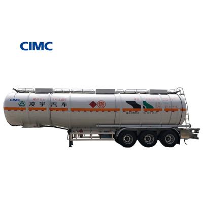 China Steel CIMC LINYU 48000 Liter Fuel Trailer for Transporting Crude Oil Efficiently for sale