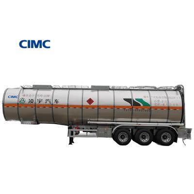 Китай 32100/31800 KG Rated Load Mass CIMC LINYU 8*4 Aluminum Alloy Liquid Fuel Tanker Trailer продается