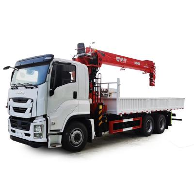 China High Operating Efficiency 12 Ton 16 Ton Telescopic Folding Boom Truck Mounted Crane zu verkaufen