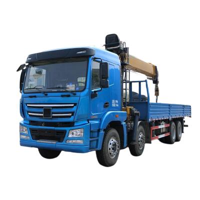 China 16 Ton Lifting Capacity 350hp 8*4 Truck Crane with Electronic Stability Control System zu verkaufen