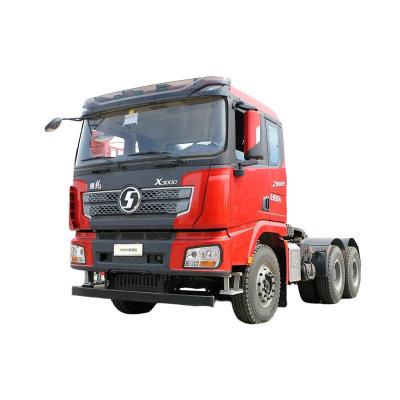 China Left Steering Used Shacman 6*4 500hp Automobile Tractor Head Truck Semi Trailer Truck for sale