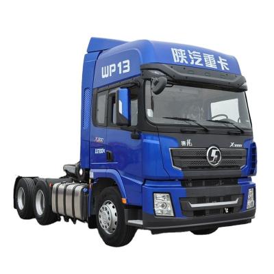 China Front Axle HF9T Shacman 6x4 Trailer Truck Head Tractor Truck With 500 Hp Cummins Engine for sale