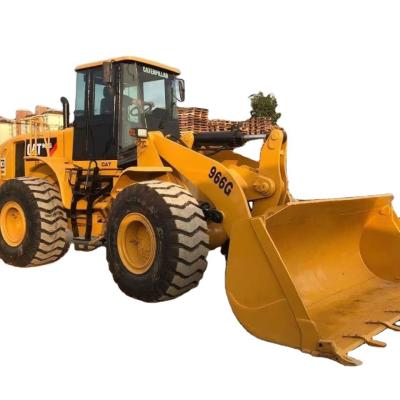 Cina 6 Ton Cat 966G Front End Used Caterpillar Wheel Loaders Good Condition Original Engine in vendita