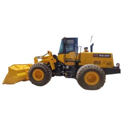 China Front Loader with 4 TON Rated Load and 4.78m Length Used Original 380-3 Komatsu Loader for sale