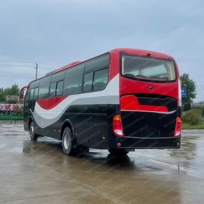 China Used 12 Meter Diesel Coach Bus with Front Engine and Air Conditioner in Hot Promotion for sale