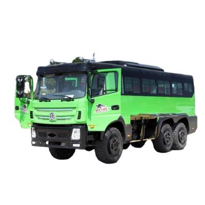 China Cummins B210 Motor 27 Sitzplätze 6x6 Offroad Bus Bus für Offroad Exploration zu verkaufen