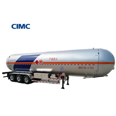 Chine Semi-remorque à GPL de 50 m3 pour camions et de grande capacité dans les limites de L11390 mm *W2500 mm *H3980 mm à vendre