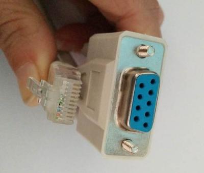 China DB9 To RJ50 10P10C Female Serial RS232 COMPUTER Cable for sale