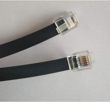 China RJ11 6P4C to 6P4C Camera Flat CABLE for sale