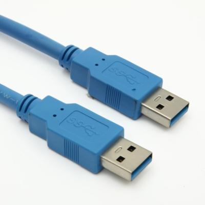 China COMPUTER 6FT USB3.0 AM TO AM CABLE BLUE for sale