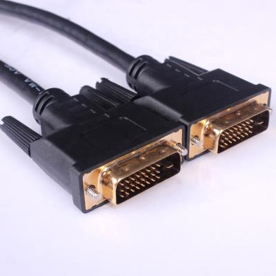 China High Speed ​​Data Transmission 4K DVI-D MALE To MALE Cable W/FERRITE Gold Plated for sale