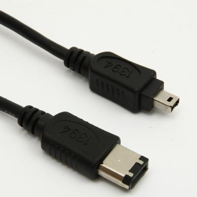 China IEEE 1394 6PIN Camera to 4 PIN Firewire Cable for sale