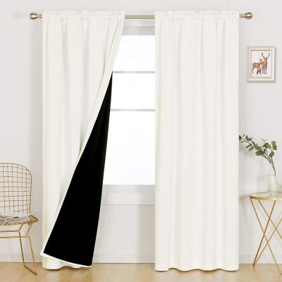 China 100% New Curtains, Full Stock Blackout Blackout Sunscreen Blackout Curtains For Living Room/ for sale