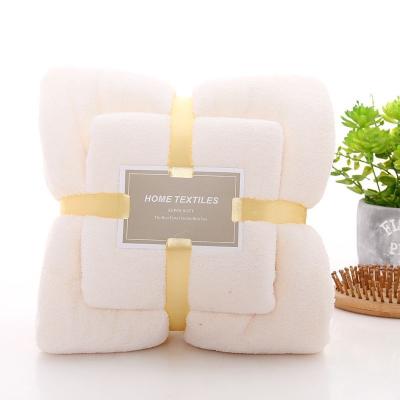 China Child Safe Towel Microfiber Absorbent Solid Color Bath Towel Set, Kitchen Customized Soft Face Towel for sale