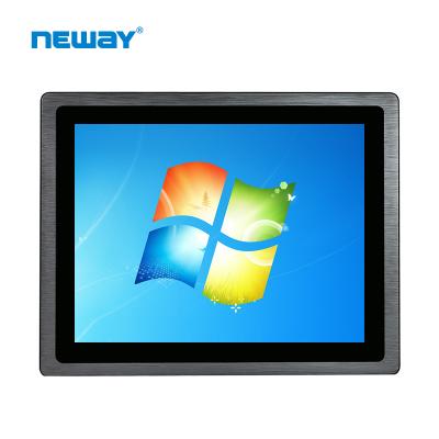 China Aluminum Alloy /Iron 17 Inch Touch Panel PC Industrial OEM AIO PC i3 ​​CPU All In One Embedded PC for sale