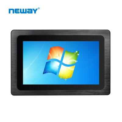 China 10-21.5 Inch Aluminum Alloy /Iron Fanless Embedded All In One Computer Touch Screen Industrial PC J1900 4+64GB PC for sale