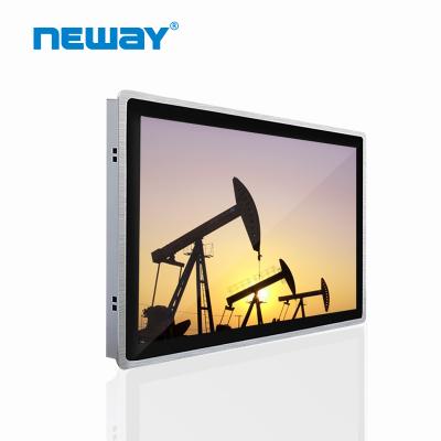 China Wall Mount / VESA Bracket Embedded IP65 Waterproof And Dustproof Bezel Industrial 10.1 LCD Touch Screen Monitor HDMI VGA DVI Input 1000nit Sunlight Readable for sale