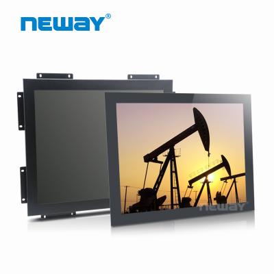 China Large Wall Mount TFT Display Embedded LCD Square Touch Screen Monitor 17 Inch for sale