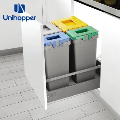 China Sustainable Unihopper Maker Kitchen Storage Hidden To Pull Out Bins With Drawer for sale