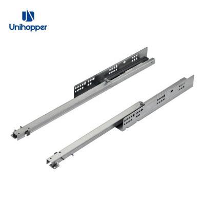 China Unihopper Factory Modern Single Extension Hidden Slide Soft Closing Under Mount Drawer Slides for sale